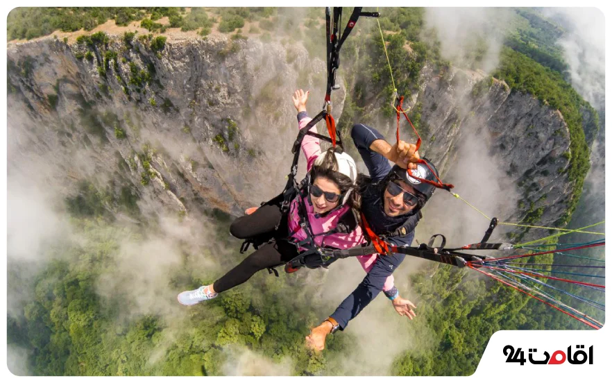 پاراگلایدر چیست؟ معرفی سایتهای پرواز با پاراگلایدر در ایران 4 پرواز تفریحی در پاراگلایدر