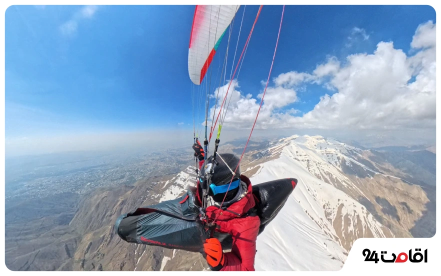 پاراگلایدر چیست؟ معرفی سایتهای پرواز با پاراگلایدر در ایران 5 مسافت پاراگلایدر