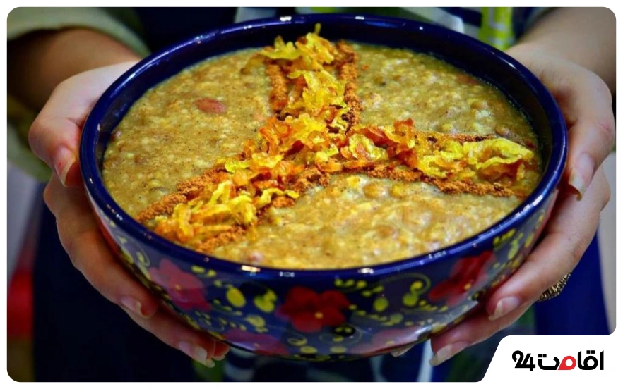 معرفی بهترین غذاهای قزوین؛ غذای سنتی قزوین را کجا بخوریم؟ 16 آش امام (آش زینالعابدین) قزوین