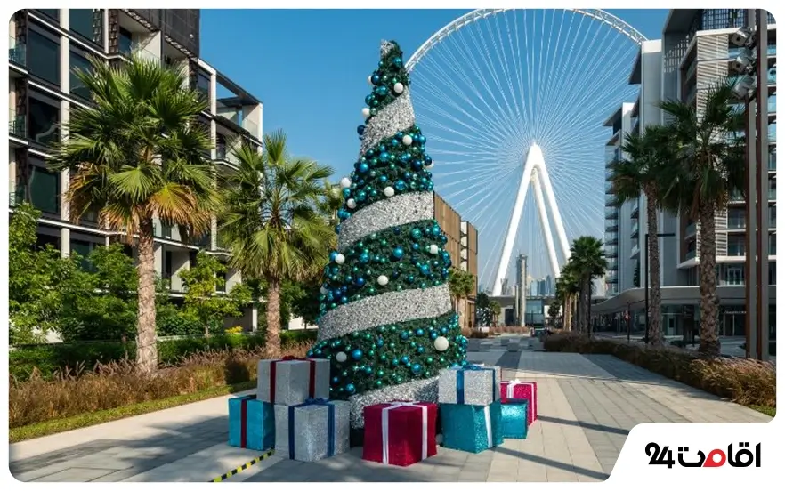 درختان کریسمس دبی