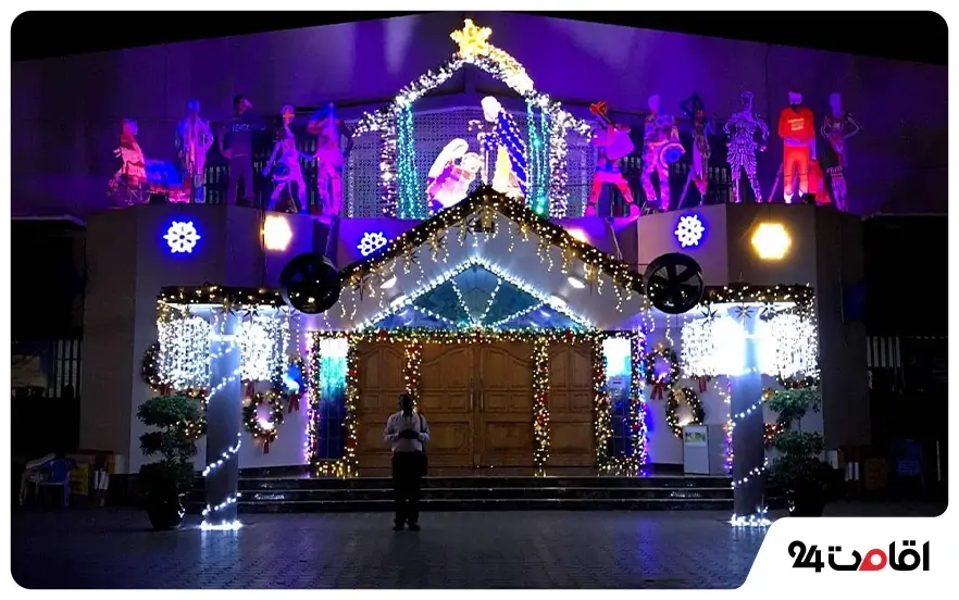 کلیساهای دبی در کریسمس