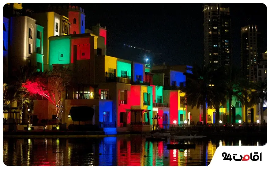 جشنواره نور دبی در کریسمس