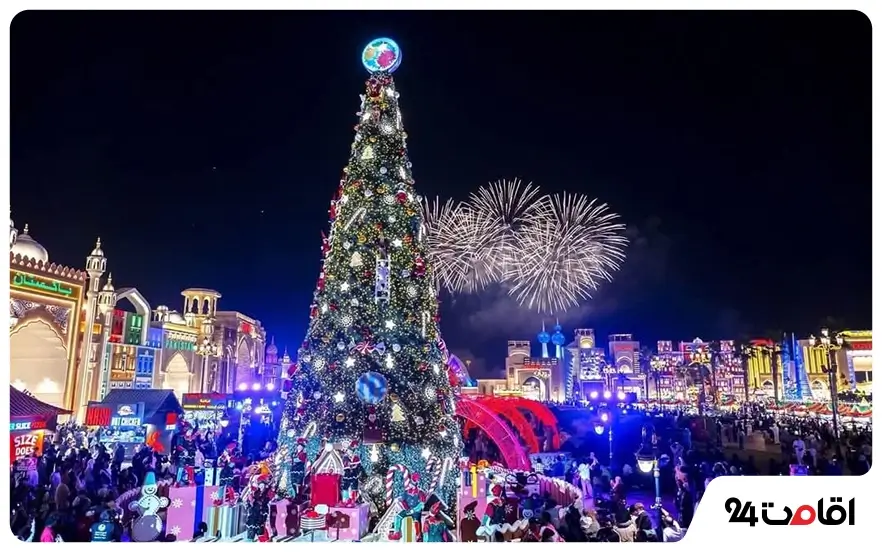 دهکده جهانی در کریسمس دبی