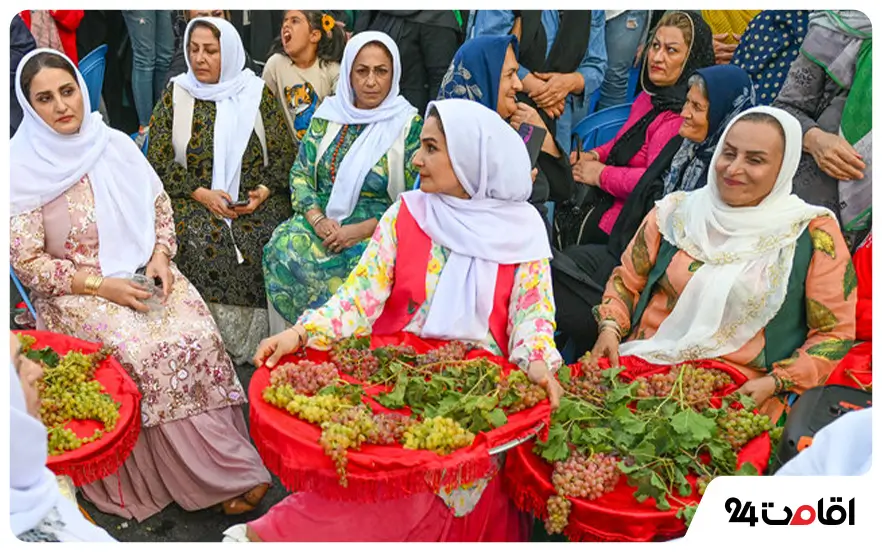 با اصیلترین آیین های محلی قزوین آشنا شوید 7 جشن انگور و انار در قزوین