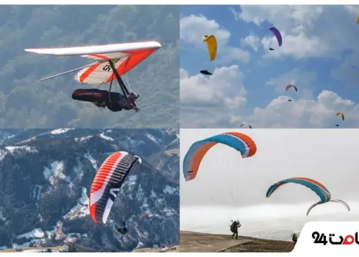 عکس پاراگلایدر در ایران
