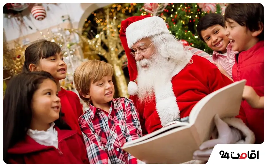 دیدار با بابانوئل در کریسمس دبی