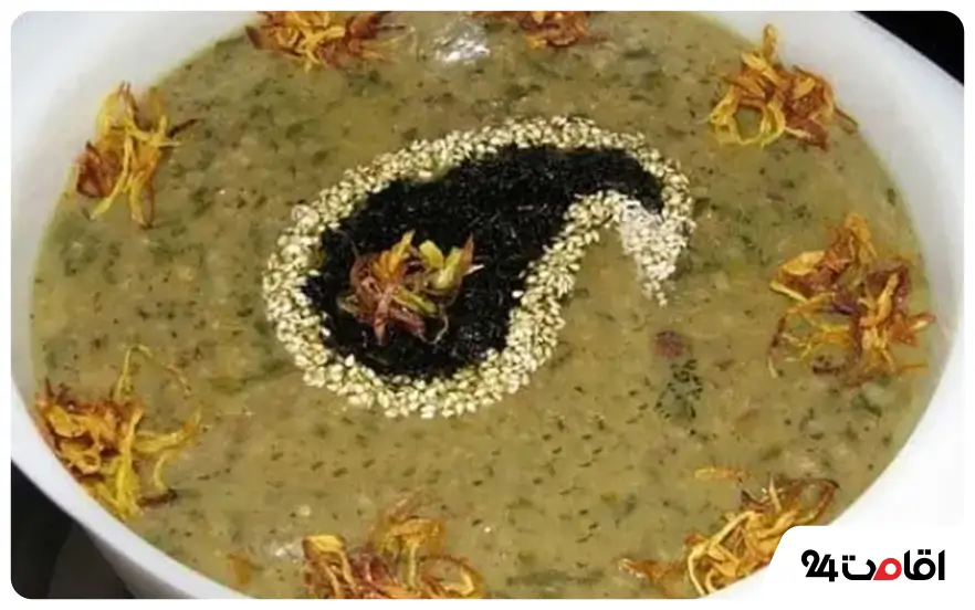 غذاهای محلی کوهدشت که عطر و طعمی جذاب دارند 4 آش ماش