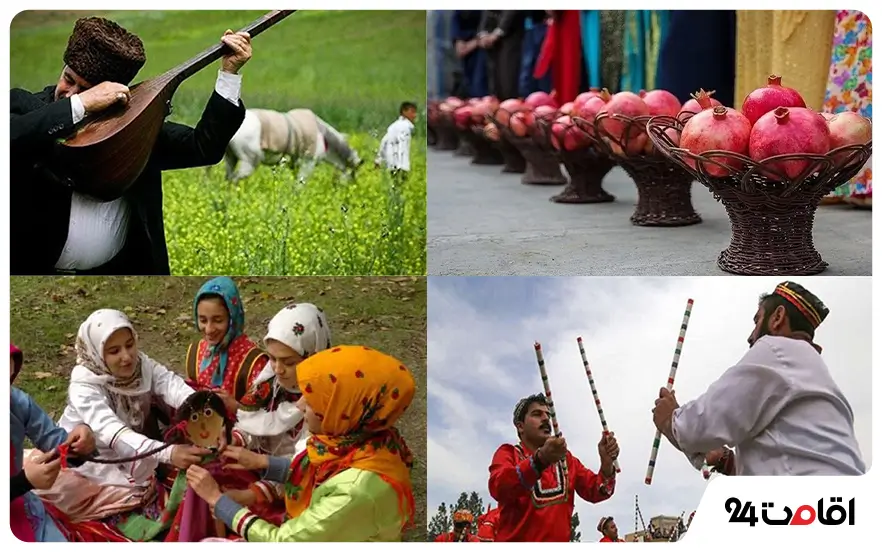 آیین های محلی ماهنشان