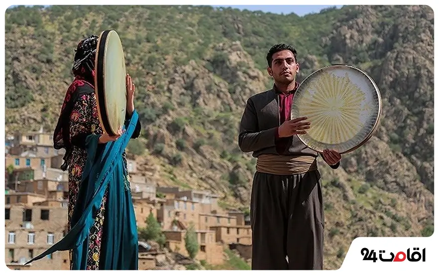 مراسم دف‌نوازی