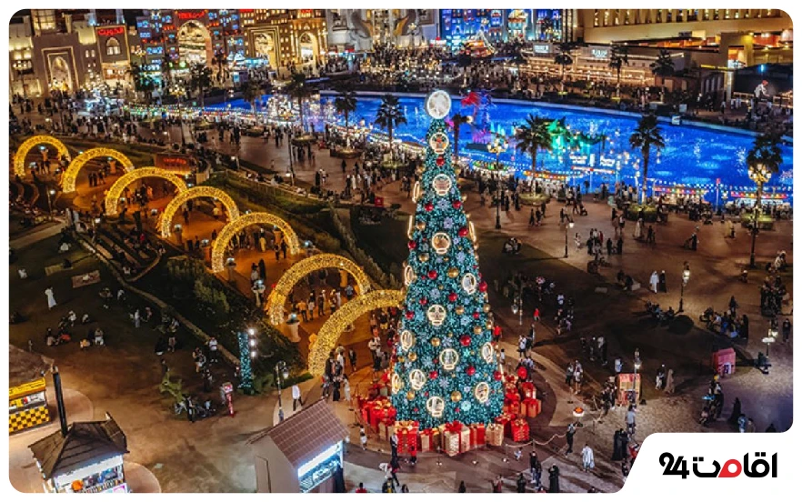 تفریحات ویژه کریسمس دبی
