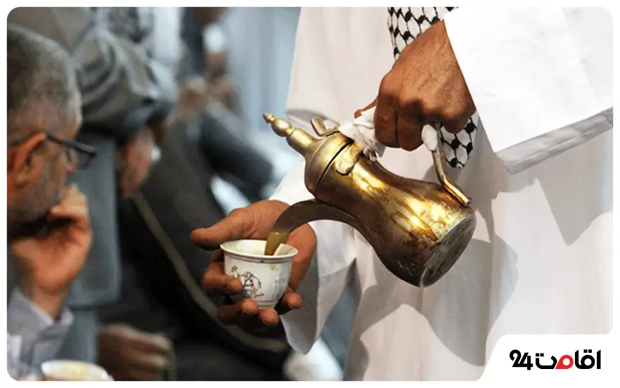 رسم نوشیدن قهوه در اهواز