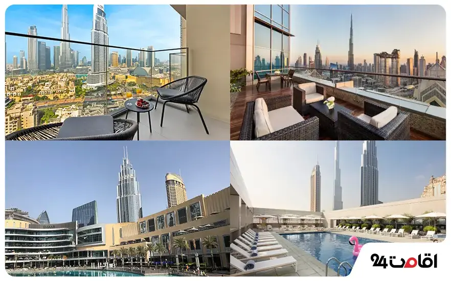 بهترین هتل های نزدیک برج خلیفه دبی؛ راهنمای انتخاب هتل با ویو برج خلیفه 124 هتل های نزدیک برج خلیفه