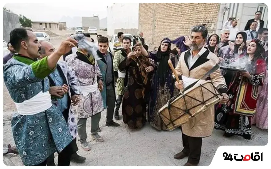 مراسم عروسی در کوهدشت