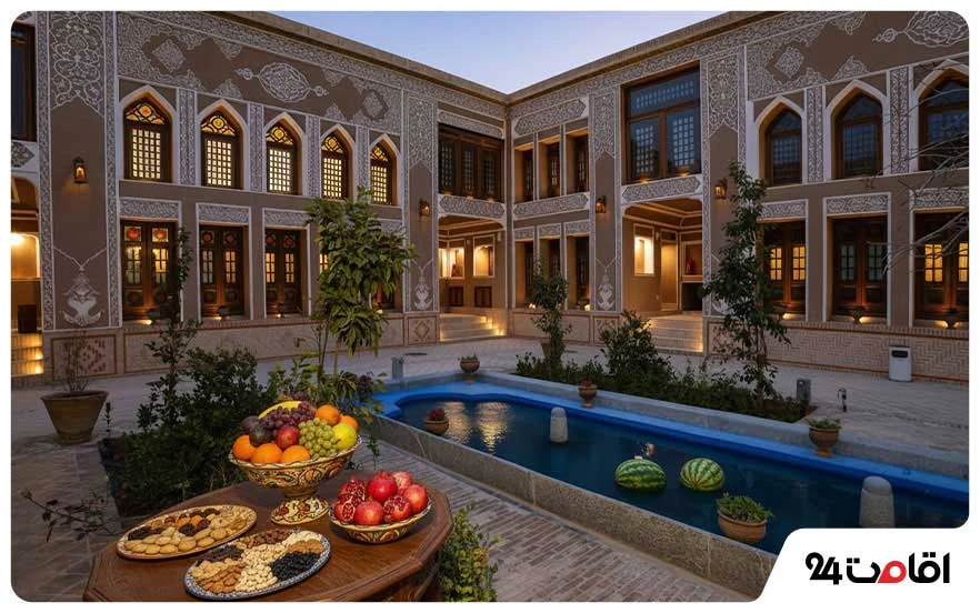 شب یلدا کجا بریم؟ محبوبترین جاذبههای هر شهر ایران برای شب چله 6 جاهای دیدنی کاشان در شب یلدا