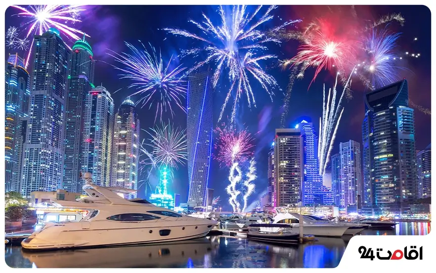 عکس کریسمس در دبی