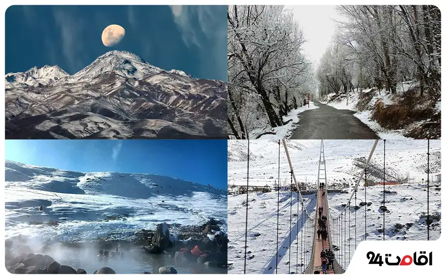 جاهای دیدنی مشگین شهر در زمستان