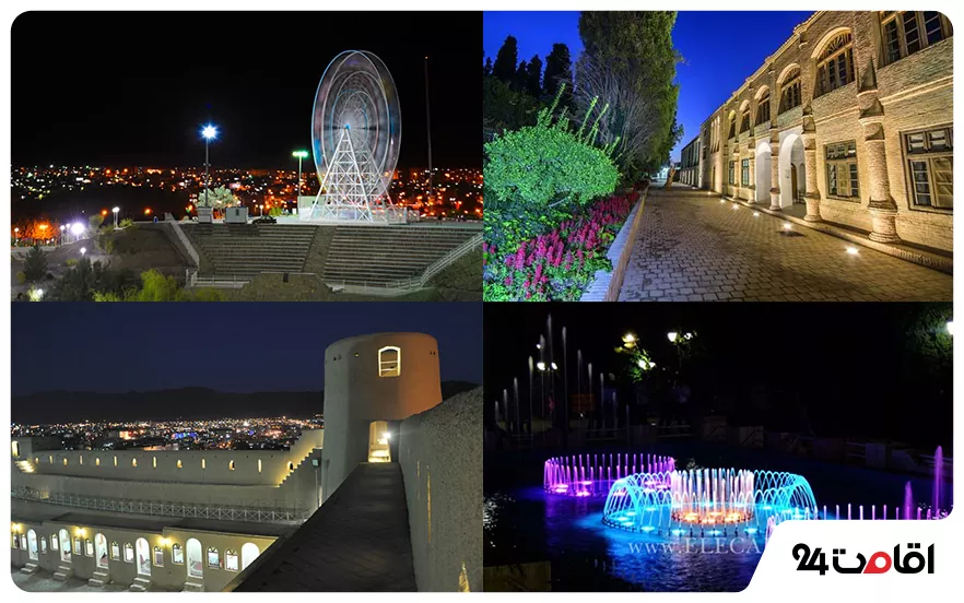 جاهای دیدنی بیرجند در شب