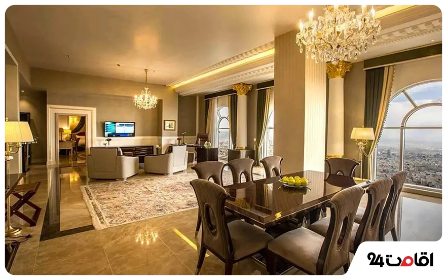 سوئیت های vip هتل اسپیناس پالاس تهران