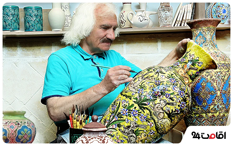 کارگاه سرامیک سنتی عباس عبادی