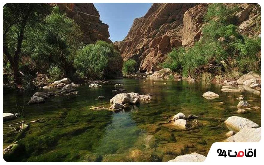 دره داماش در بندرعباس چه شکلی است؟