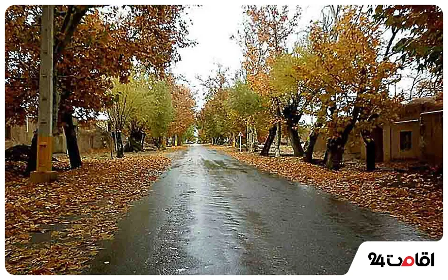 جاهای دیدنی فردوس در پاییز