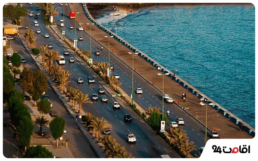 بلوار ساحلی در بندرعباس کجاست و چه تصویری دارد؟