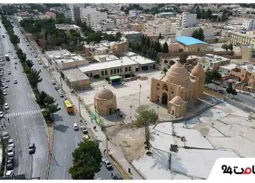 چشم‌انداز کلی از بخشی از جاهای دیدنی دامغان
