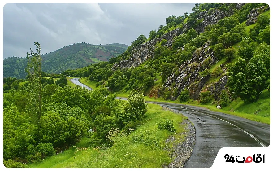 مسیرهای جنگلی جاده مریوان