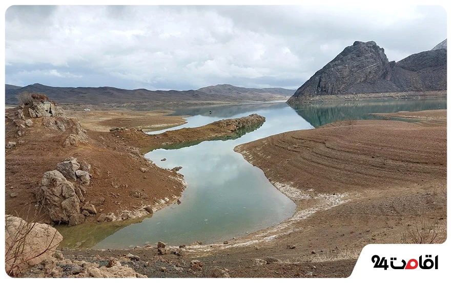 سد شهید شاهچراغی از جاهای دیدنی دامغان