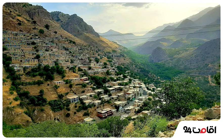 مناظر پلکانی اورامانات 