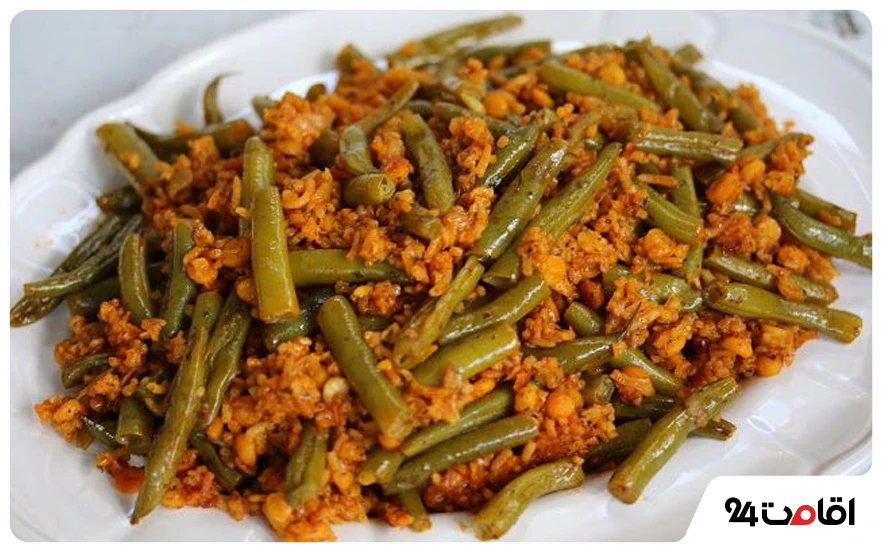 بورانی لوبیا سبز