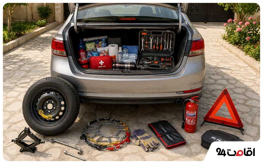 آماده‌سازی خودرو برای سفر بحرانی