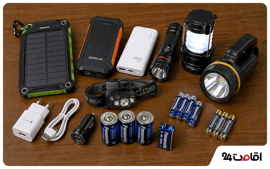 تجهیزات نور و انرژی برای سفرهای بحرانی