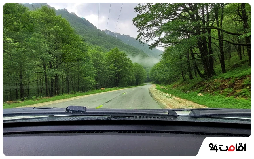 Travel north by car