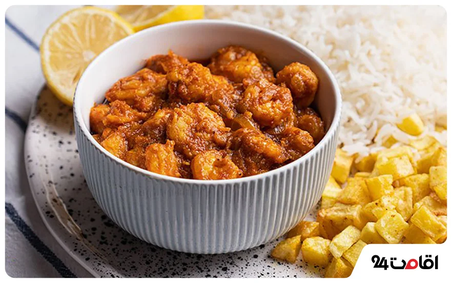 میگو دوپیازه
