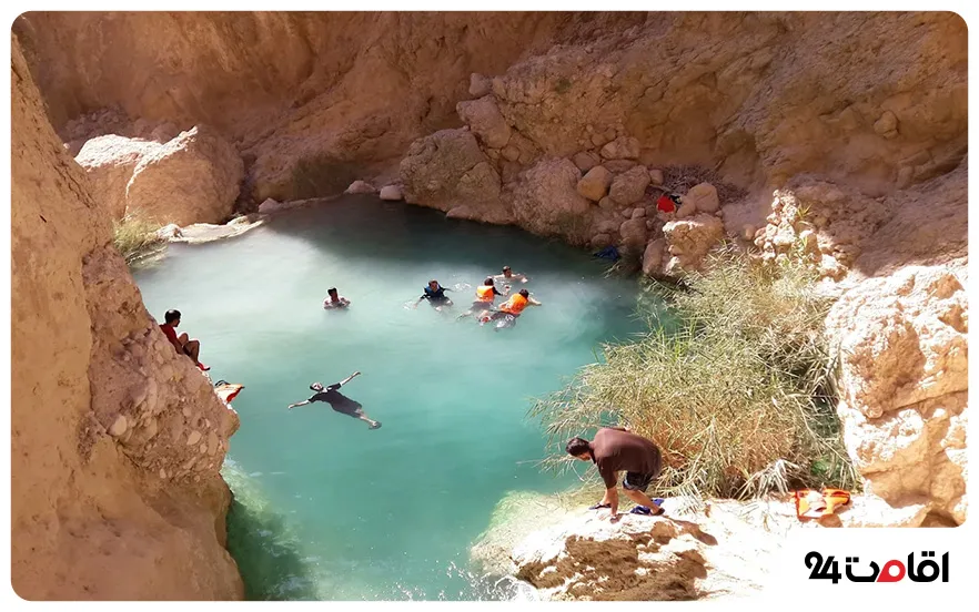 تنگه بنو در بندر لنگه هرمزگان