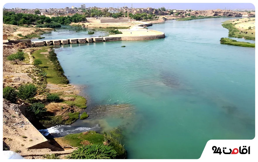 نهر داریون در شوشتر خوزستان