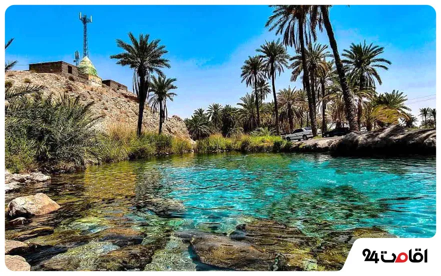 چشمه سبزپوشان در حاجی‌آباد