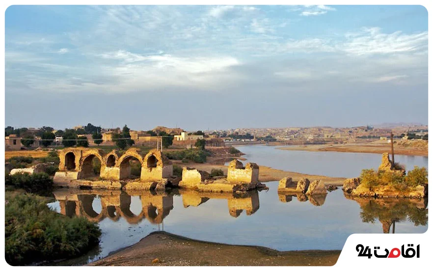 پل شادروان (بند قیصر)؛ یکی از جاذبه‌های تاریخی خوزستان