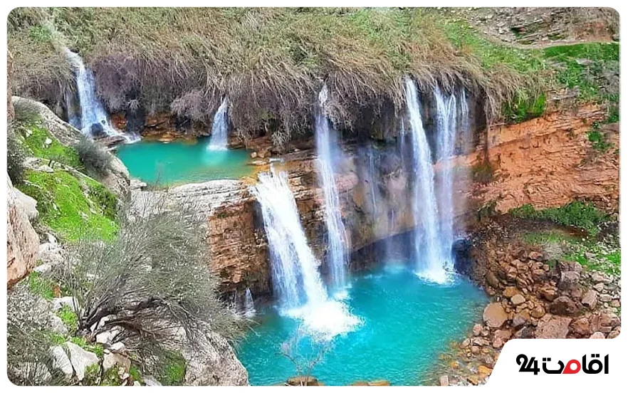 آبشار شوی؛ از جاذبه‌های طبیعی خوزستان در دزفول