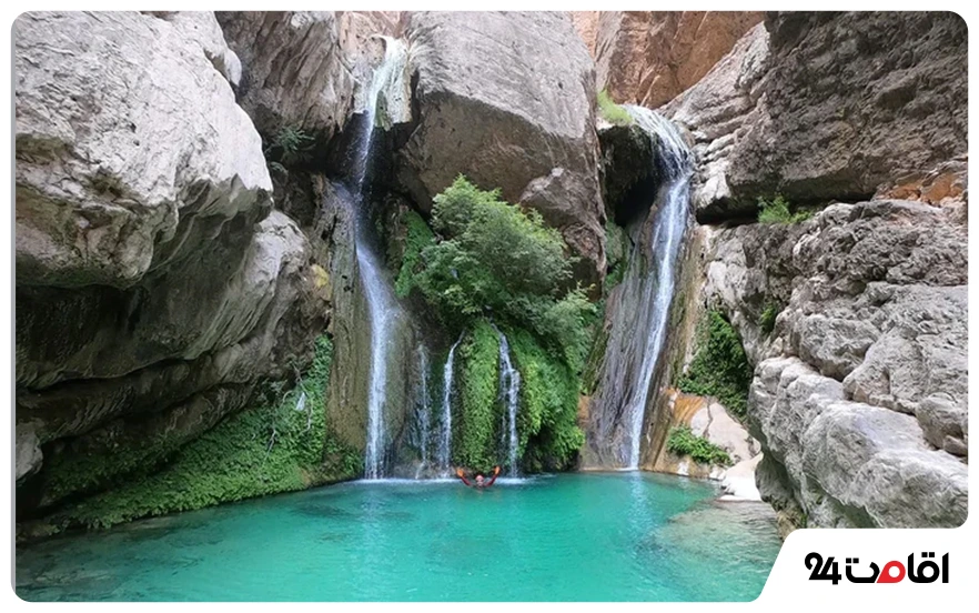 آبشار تارم؛ از جاهای دیدنی فارس