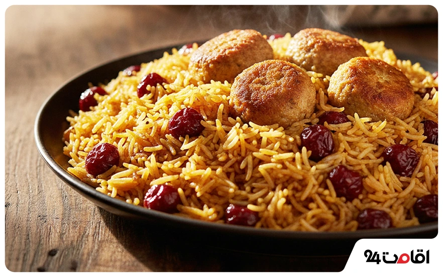 آلبالو پلو