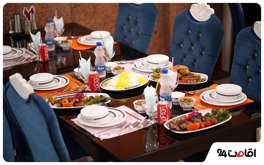 رستوران گل سرخ اردبیل