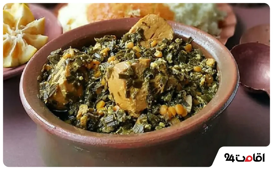 خورش سیر قلیه