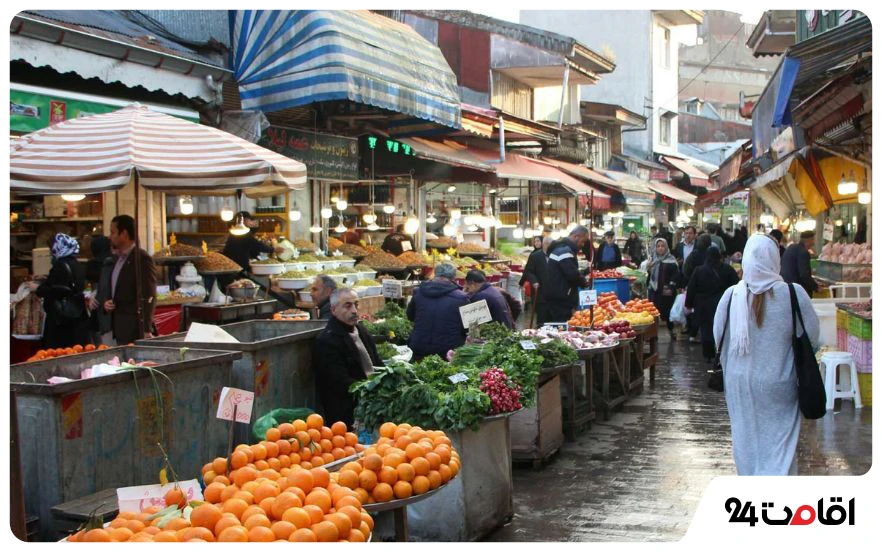 بازار سنتی لاهیجان؛ یکی از معروف‌ترین مراکز خرید لاهیجان