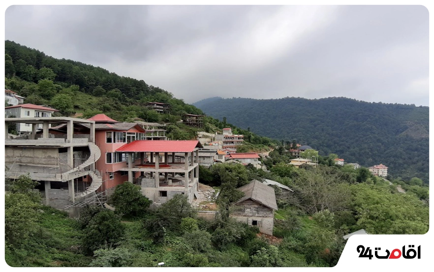 روستای سرولات چابکسر از جاده و مسیر تا اقامت