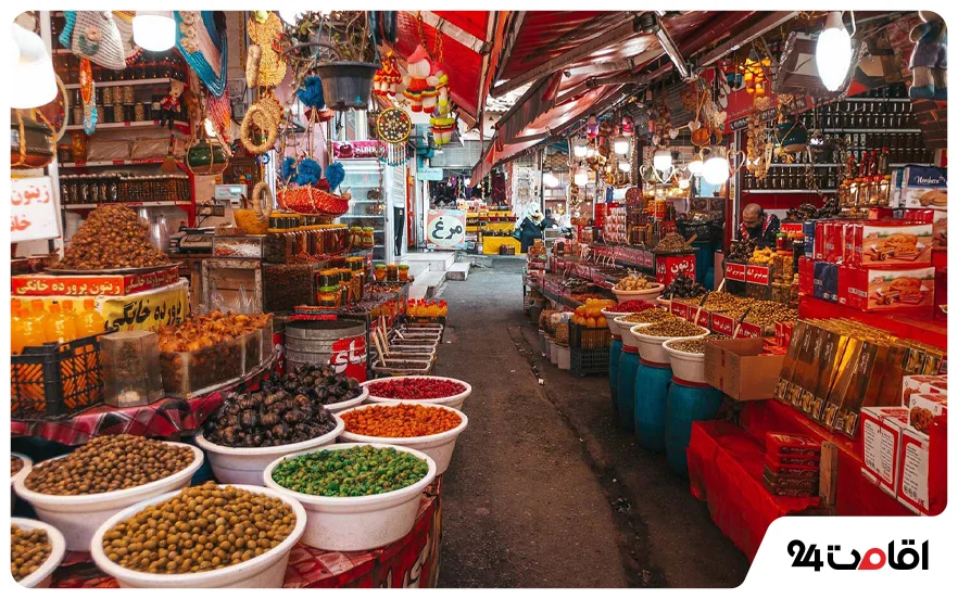 گوشه‌ای از بازارهای شمال