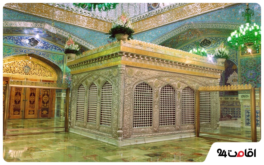 جاهای دیدنی حرم امام رضا؛ جای دیدنی و زیارتی داخل حرم 2 قبر حرم امام رضا