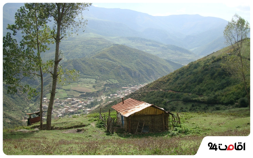 ارتفاعات روستای زیارت