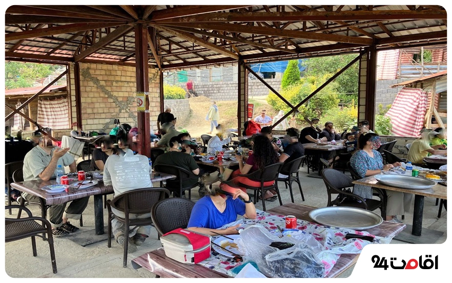 روستای سرولات چابکسر از جاده و مسیر تا اقامت 10 رستوران خاله مرضیه